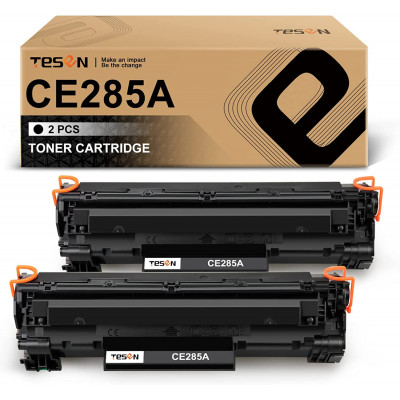 TESEN HP 85A CE285A Compatible Toner Cartridge Replacement 2 Packs